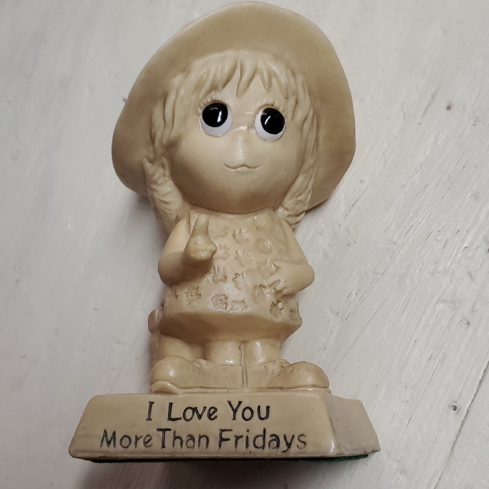 R&W 1970 Figurine I Love You More Than Fridays